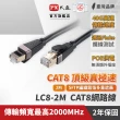 【PX 大通】★LC8-2M CAT8 2米/2M 網速40GPS 支援PoE 乙太網路線