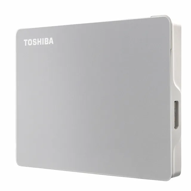 【TOSHIBA 東芝】Canvio Flex 1TB 2.5吋外接式硬碟(適用Mac .Win /Type-C傳輸線/銀)