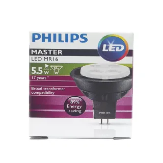 【Philips 飛利浦】4入 LED 5.5W 2700K 黃光 36D 12V MR16 杯燈 _ PH520182