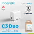 【Innergie】C3 Duo 30瓦USB-C 雙孔萬用充電器 折疊版(ADP-30KW BTA-1)