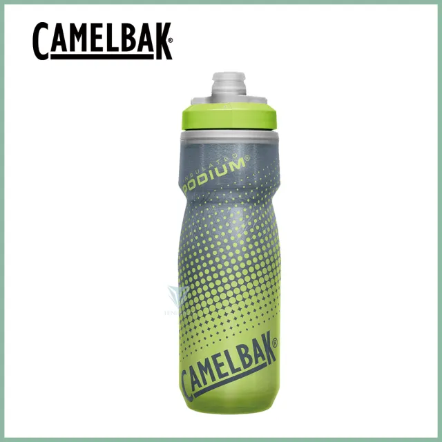 【CAMELBAK】620ml Podium Chill 保冷噴射水瓶(Camelbak / 雙倍保冷 / 自行車水壺)