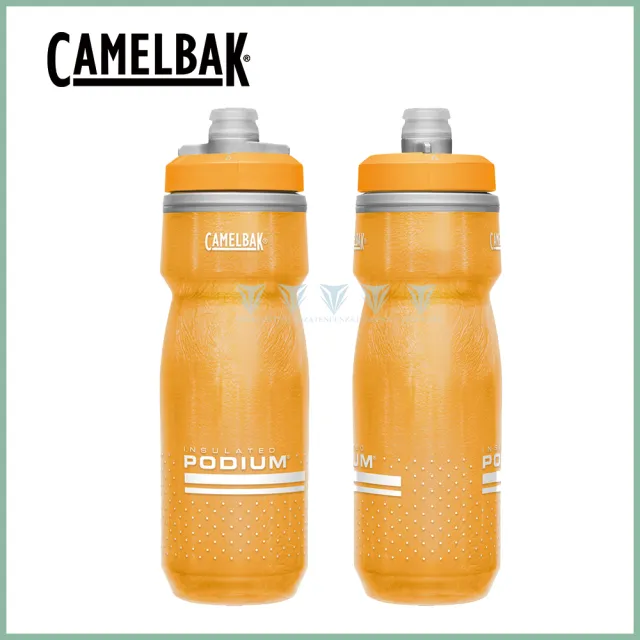 【CAMELBAK】620ml Podium Chill 保冷噴射水瓶(Camelbak / 雙倍保冷 / 自行車水壺)