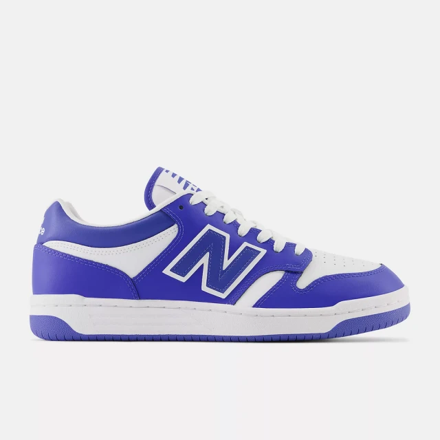 NEW BALANCE 480系列 復古鞋 休閒鞋 D楦 寶藍色 中性 男女 穿搭(BB480LWH)