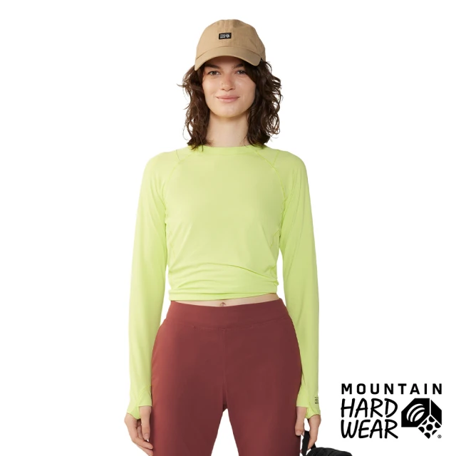 Mountain Hardwear Crater Lake Long Sleeve Crew Women 防曬長袖排汗衣 女款 暖陽黃 #1982721