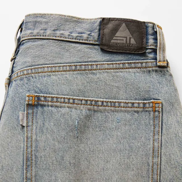 【LEVIS 官方旗艦】SILVERTAB 銀標系列 男款 LOOSE寬鬆牛仔褲 人氣新品 A7488-0006