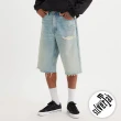 【LEVIS 官方旗艦】SILVERTAB™銀標系列 男款 BAGGY寬鬆牛仔短褲 人氣新品 A7491-0001