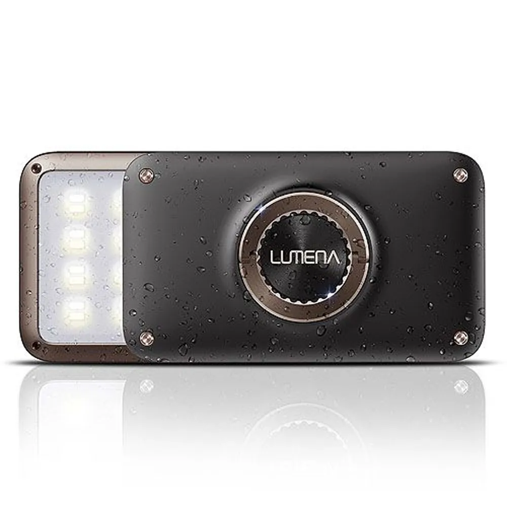 【N9】N9-LUMENA2 行動電源照明LED燈-深霧灰 送S型雙面扣環(LUMENA2-Grey)