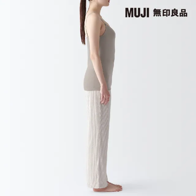 【MUJI 無印良品】女柔滑罩杯式細肩帶(共4色)