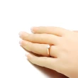 【VIA】鈦鋼戒指 美鑲戒指/八心八箭精美鑲鑽鈦鋼戒指(玫瑰金色)