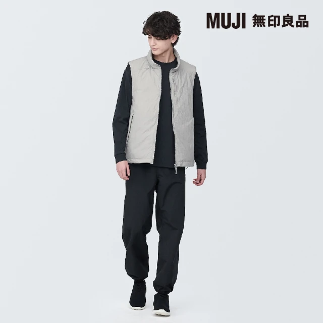 【MUJI 無印良品】男輕量撥水加工鋪棉健走背心(共3色)