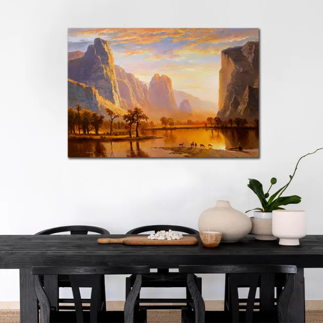 【御畫房】五鹿財神 國家一級畫師手繪油畫60×90cm(VF-85)