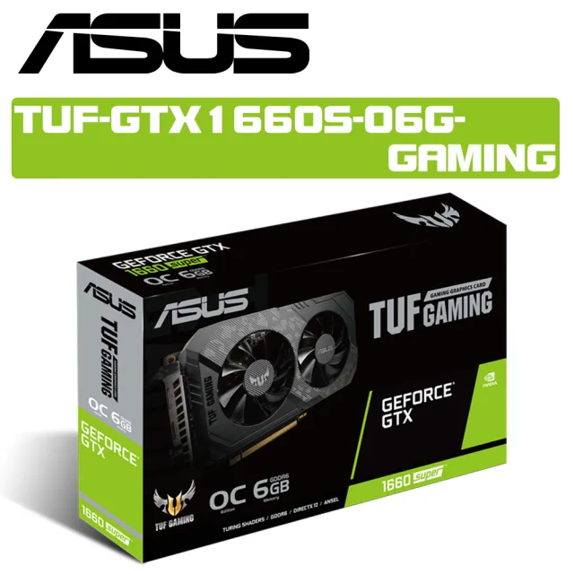 ASUS 華碩】TUF-GTX1660S-O6G-GAMING 顯示卡- momo購物網- 好評