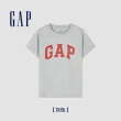 【GAP】兒童裝 Logo純棉圓領短袖T恤-多色可選(兩件組)