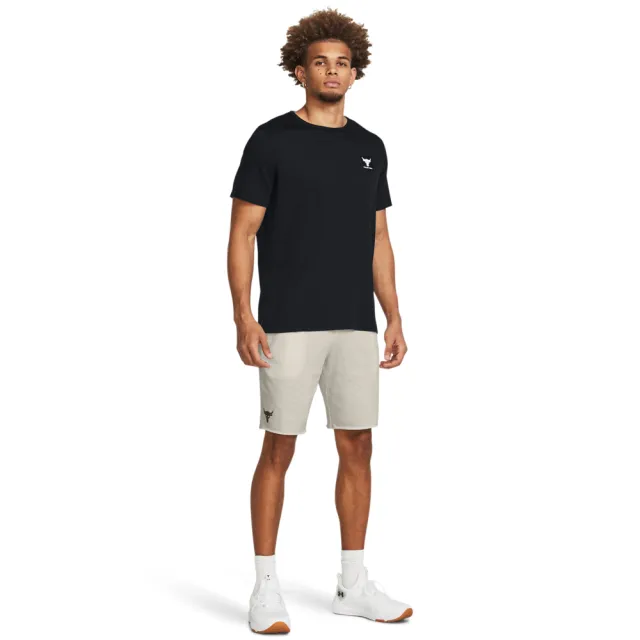 【UNDER ARMOUR】UA 男 Pjt Rock Terry 運動短褲_1361751-130(米色)