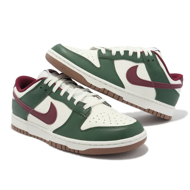 【NIKE 耐吉】Dunk Low Retro Gorge Green 男鞋 女鞋 聖誕配色 低筒 休閒鞋(FB7160-161)