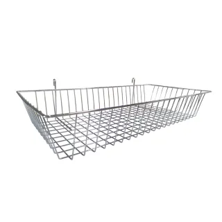 【撥撥的架子】網片配件 網架收納盒 掛籃陳列架 工具店展示網勾籃 網格吊掛籃(網片用置物籃)