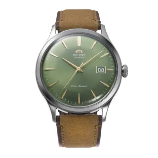 【ORIENT 東方錶】ORIENT 東方錶 DATEⅡ機械錶 皮帶款  綠色 - 42.0mm(RA-AC0P01E)