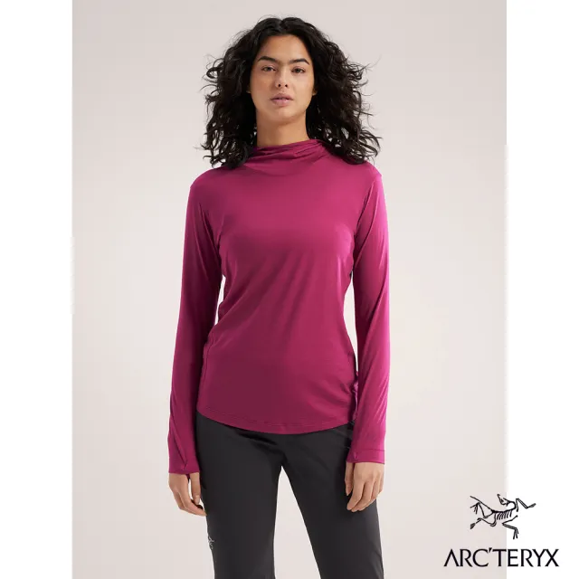 【Arcteryx 始祖鳥官方直營】女 Lana 羊毛套頭衫(日暮紅)