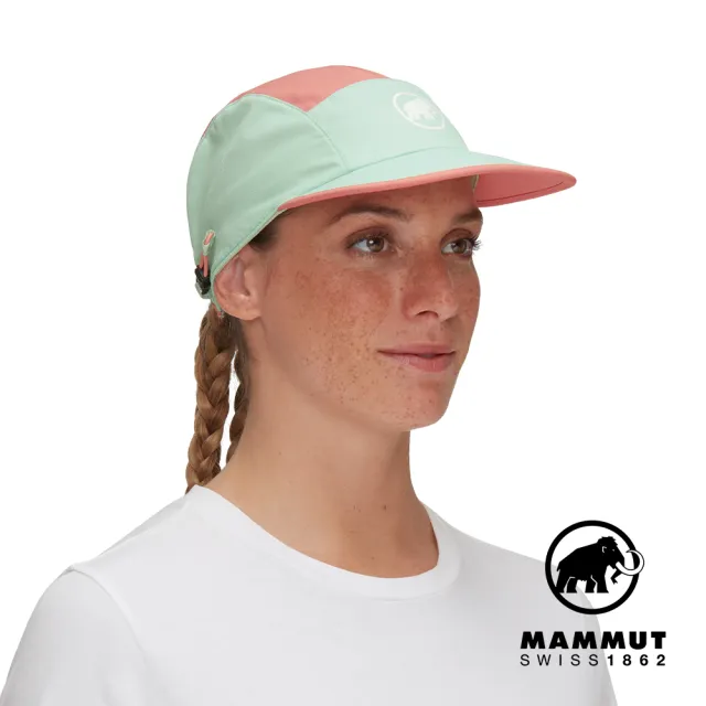 【Mammut 長毛象】Aenergy Light Cap 輕量遮陽鴨舌帽 薄荷綠/石英粉 #1191-01321