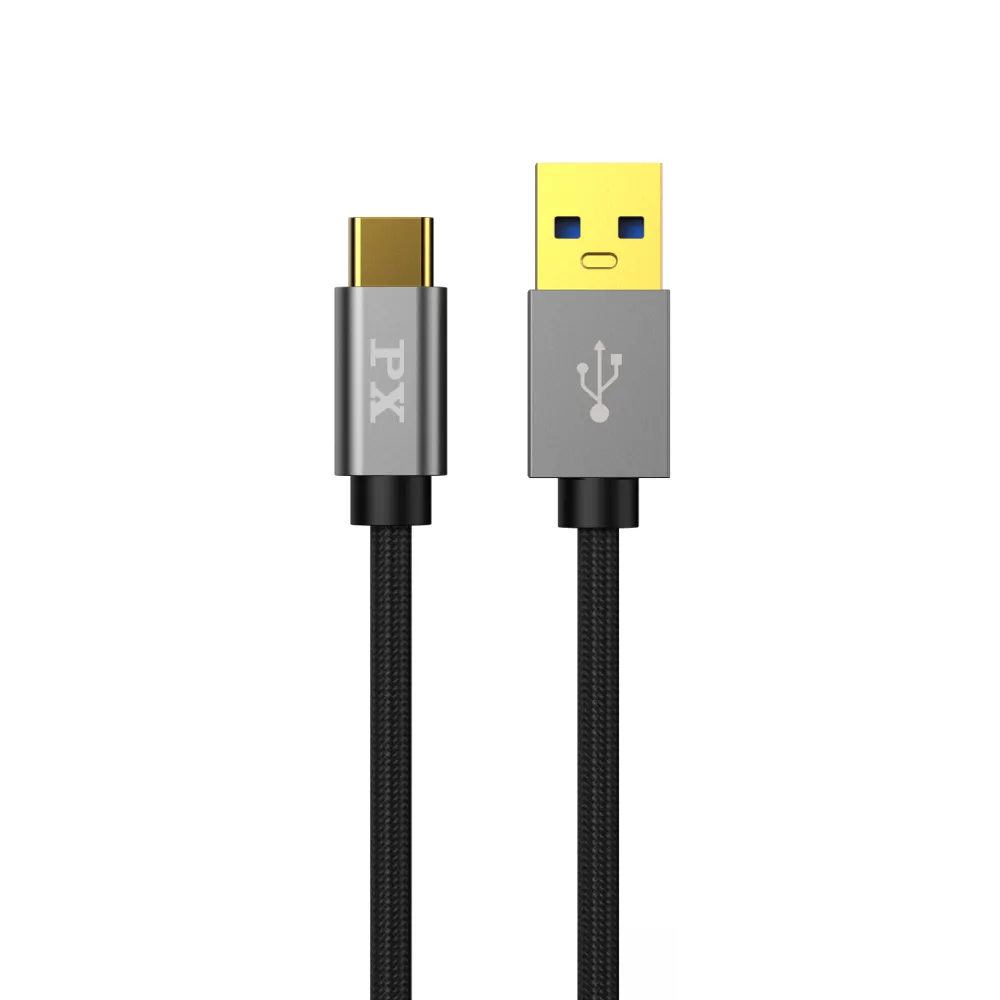 【PX 大通】UAC3-1B USB 3.0 A to C 超高速充電傳輸線 1米(PTC保護、支援9V快速充電)