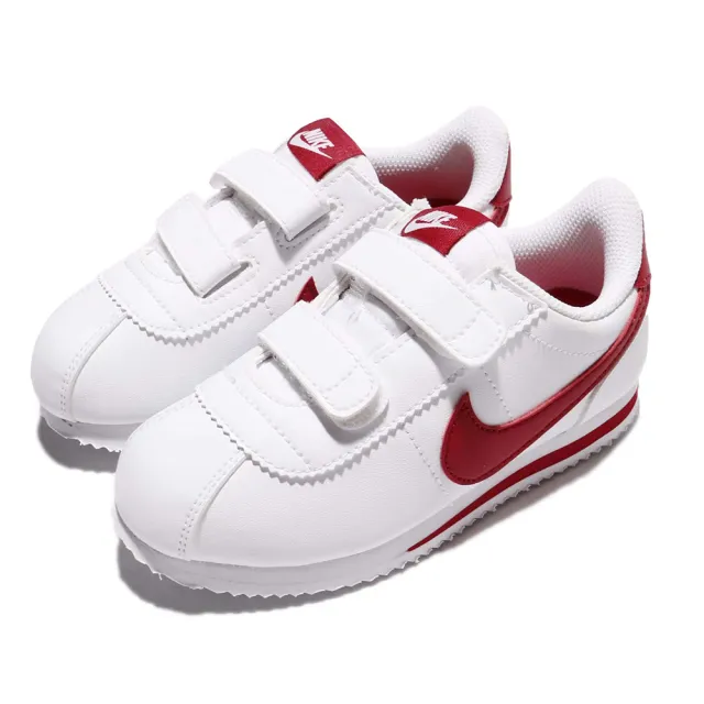 【NIKE 耐吉】童鞋 Cortez Basic SL TDV 阿甘鞋 經典 小童 魔鬼氈 親子鞋 單一價(904769-109)