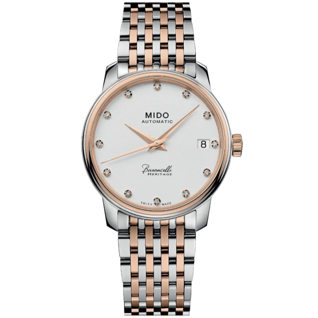 MIDO 美度 BARONCELLI 永恆系列 優雅真鑽機械腕錶(M0272072201600)