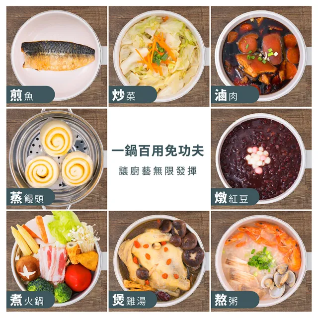 【FL 生活+】送料理長筷-1.7公升雙層隔熱美食鍋-三色任選(電火鍋/快煮鍋/小火鍋/料理鍋/FL-256)