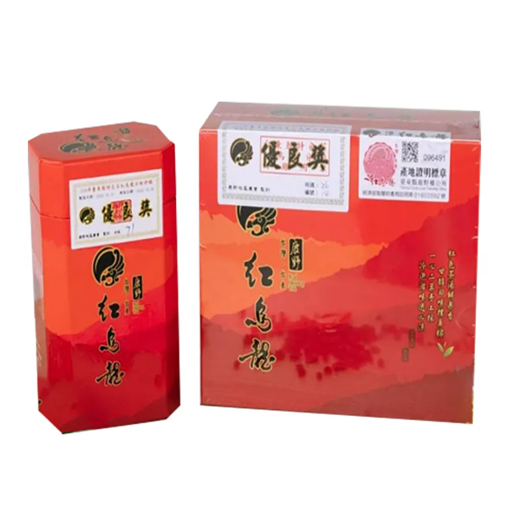 【鹿野農會】比賽茶優良獎-紅烏龍茶禮盒X1盒(150g-2罐-盒 共半斤 另附提袋)