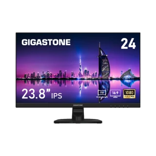 【GIGASTONE 立達】LM-24FF2 24型 IPS 極窄邊框電腦螢幕(護眼/HDMI/1080P/內建喇叭/低藍光/零閃屏)