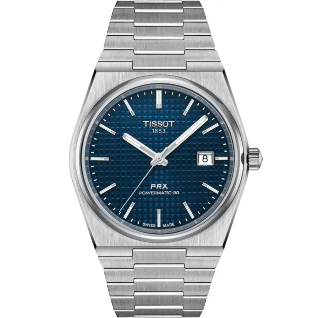 【TISSOT 天梭】PRX 機械錶(T1374071104100.T1374071105100.T1374071109100)