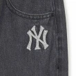 【MLB】女版丹寧牛仔褲 紐約洋基隊(3FDPB0341-50BKS)