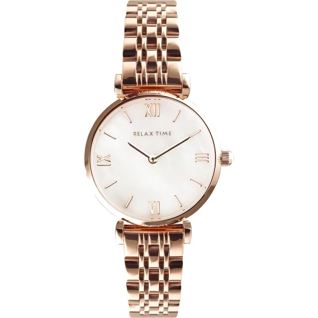 【Relax Time】官方授權R2 Classic 經典奢華系列仕女腕錶-粉-錶徑32mm(RT-75-1)