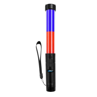 【工具達人】警用交管棒 充電式指揮棒 電子哨音指揮棒 哨音交管棒 LED指揮棒 紅藍指揮棒(190-TLA32RBH+)