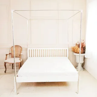 【凱蕾絲帝】蚊帳配件-七尺方型不銹鋼管支架(210x200x高200cm)