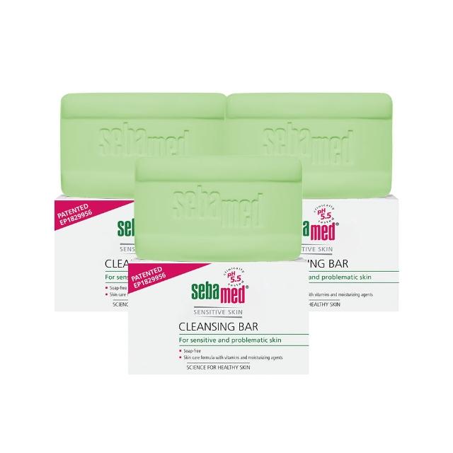 【SEBAMED 施巴】潔膚皂 150gx3入(總代理)