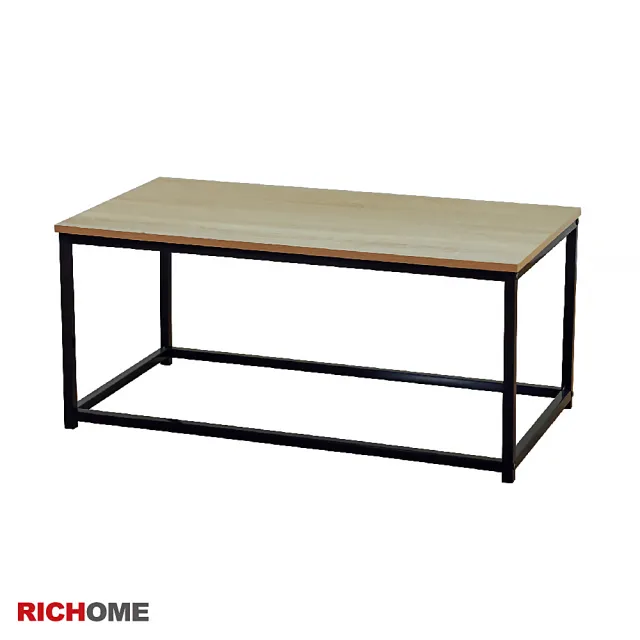 【RICHOME】莫里斯茶几桌/客廳桌/和室桌/鐵管桌(極簡工業風)