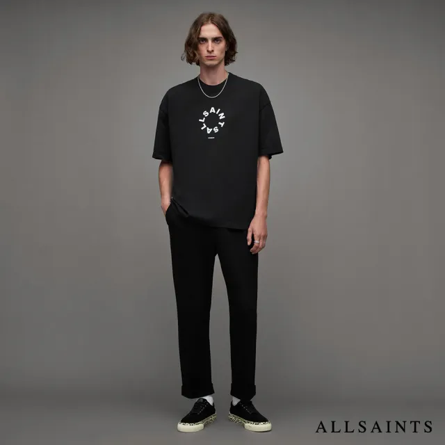 【ALLSAINTS】TIERRA 純棉寬鬆LOGO短袖T恤 MG294Y(舒適版型)