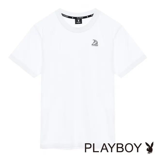 【PLAYBOY】70周年紀念上衣(白色)