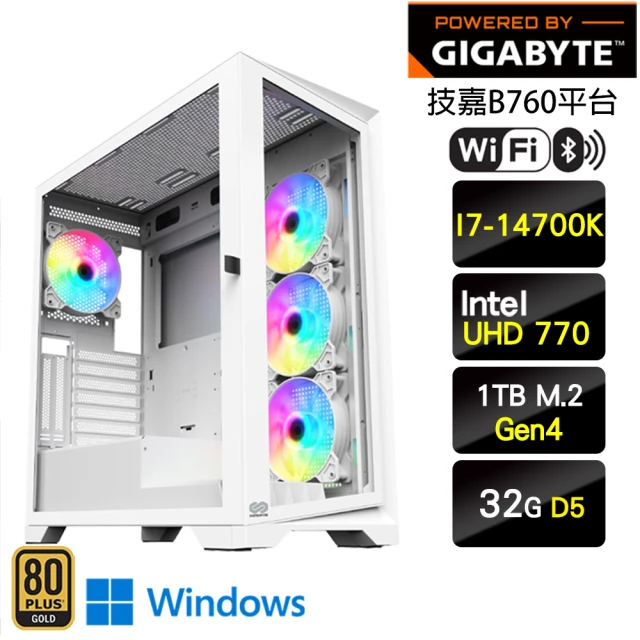 技嘉平台 i7二十核GeForce RTX 4070S Wi