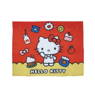 【HELLO KITTY】CT遮陽布簾 KT可愛物語 PKTD018R-06(車麗屋)