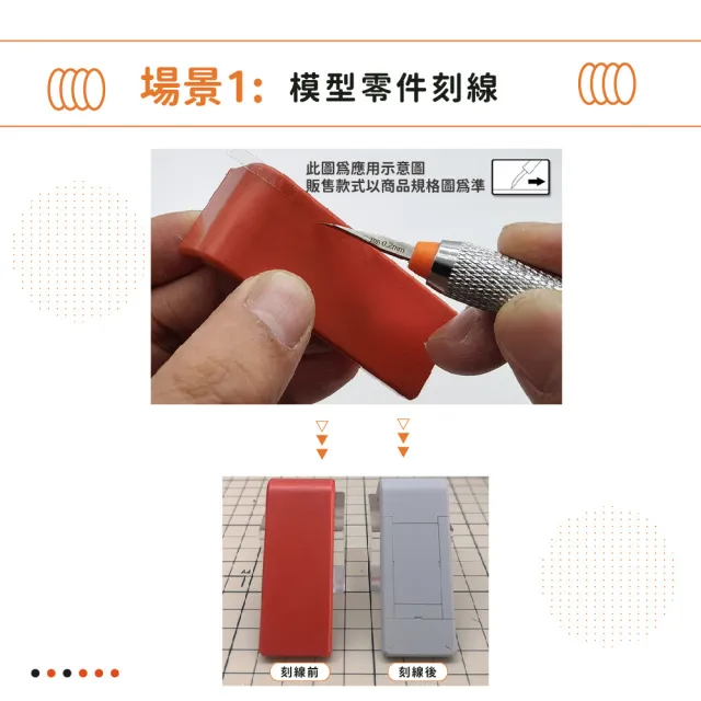 【巧手精造】模型改造精密刻線刀(鋼彈 推刀 筆刀 勾線刀 軍事模型 細節改造 模型工具 金屬雕刻刀)