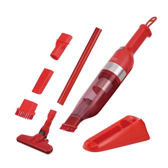 【Fujitek 富士電通】小紅充電式無線吸塵器 FTV-RH508(超輕量吸塵器/多種吸頭/無線吸塵器)