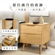 【IHouse】日式實木 燈光床組 雙人5尺(可調式床台+床頭櫃)