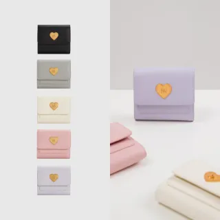 【ROBINMAY】霏比真皮鐵鍊短夾(壓扣封口/WOC/多色任選)