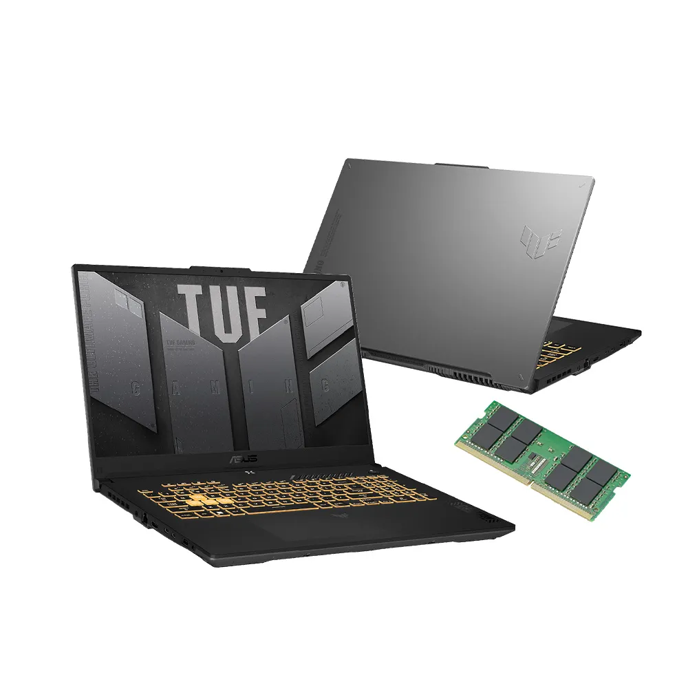 【ASUS】升級16G組★17.3吋i7滿血版RTX4060電競筆電(TUF Gaming FX707ZV4/i7-12700H/8G/512G SSD)