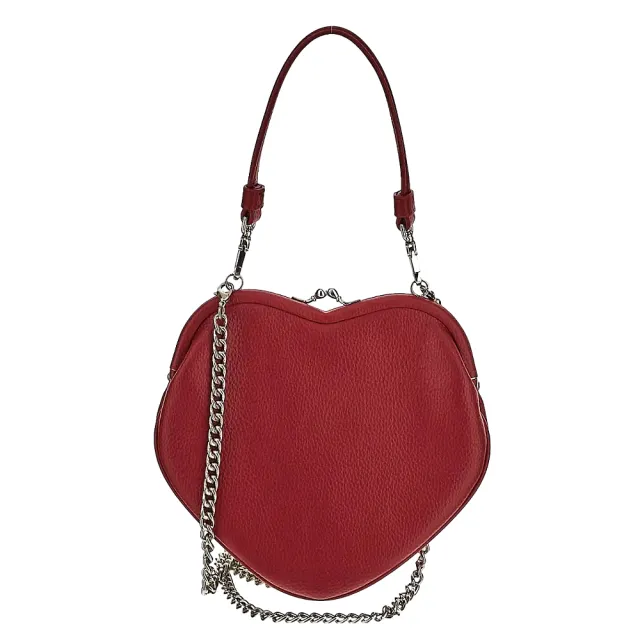 【Vivienne Westwood】春夏新款 BELLE 心形手提/斜背包(紅色)