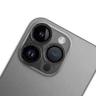 【Timo】iPhone 15 Pro Max/15 Pro 手機鏡頭專用 閃鑽玻璃保護貼