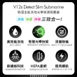 【dyson 戴森】V12s Detect Slim Submarine SV46 乾溼全能洗地吸塵器 + HD08 Origin 吹風機(黑)(超值組)