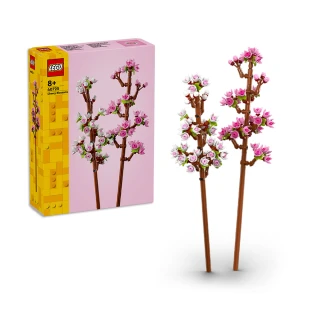 【LEGO 樂高】花藝系列 40725 櫻花(居家擺設 花束禮物 手工藝)