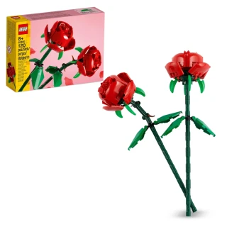【LEGO 樂高】花藝系列 40460 玫瑰(居家擺設 花束禮物 手工藝)